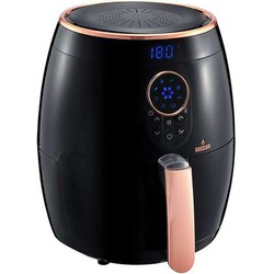 Buccan - Airfryer 3.2 Liter - Hetelucht friteuse - zwart met roségoud