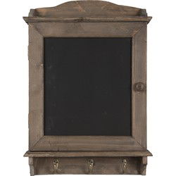 Clayre & Eef Sleutelrekje  34x8x47 cm Bruin Hout Rechthoek Sleutelkastje