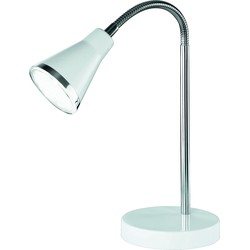 Moderne Tafellamp  Arras - Kunststof - Wit