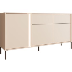 Meubella Dressoir Desert - Beige - 153 cm - 2 lades