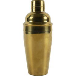Cocktailshaker 500 ml goud 16 cm - Cocktailshakers