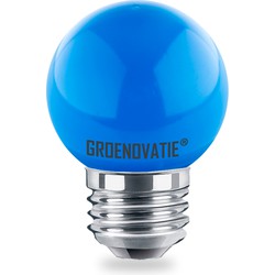 Groenovatie E27 LED Lamp G45 1.5W Blauw