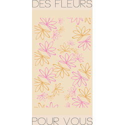 Des Fleurs Poster (21 x 29.7 cm/ A4)