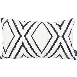 Yana White Long | 30 x 50 cm | Kussenhoes | Katoen/Polyester