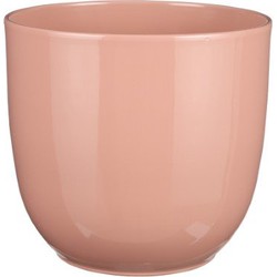 Tusca pot rond l.roze - h23xd25cm