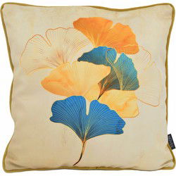 Velvet Ginkgo #1 | 45 x 45  cm | Kussenhoes | Velvet/Polyester