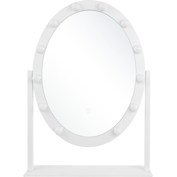 Beliani ROSTRENEN - Make-up spiegel-Wit-IJzer