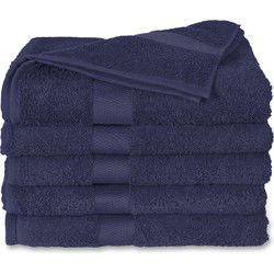 Twentse Damast Katoenen 2PACK Baddoeken - 60x110 - Navy