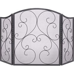 Practo Home - Haardscherm - Design Klassiek Zwart - 122 x 75,5cm