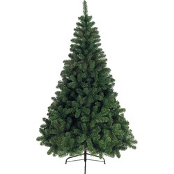 Bellatio Decorations kunst kerstboom/kunstboom groen H210 cm - Kunstkerstboom