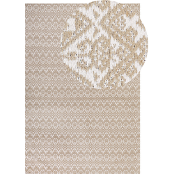 Beliani ATIMA - Gevlochten-Beige-Jute