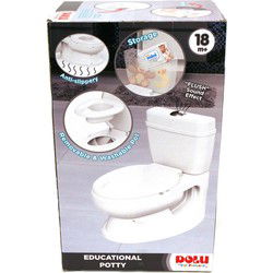 Dolu Educatief Kinder Toilet met Geluid Wit