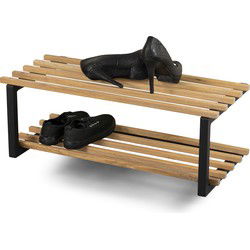 Spinder Design schoenenrek Rizzoli / Marco - Zwart / Eiken - 6 paar schoenen