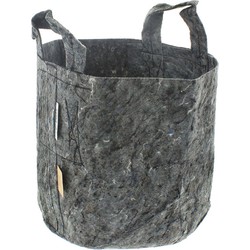 Root Pouch grijs met handvat 10 stuks 16L dia. 28x26 cm