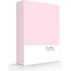 Zavelo Flanel kussenslopen Roze (set van 2)-60 x 70 cm (standaard)