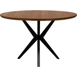 Kick eettafel Havard - 120cm - Bruin