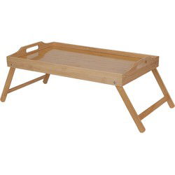 Excellent Houseware bed tafeltje/dienblad op pootjes - 50 x 30 cm - Dienbladen