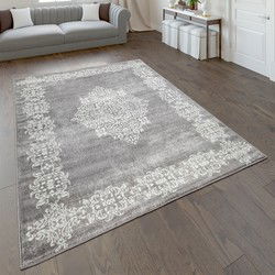 Laagpolig Modern Vloerkleed Sinovo - Grijs - 200x280 cm