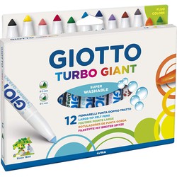 Giotto Giotto Box Of 12 Fiber Pens Turbo Giant