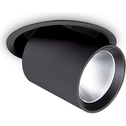 Ideal Lux - Nova - Inbouwspot - Binnen - plafondspot - Aluminium - LED - Zwart