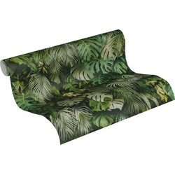 A.S. Création behang tropische bladeren groen - 53 cm x 10,05 m - AS-372802