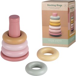 Rubo Toys Little Dutch Stacking Rings pink