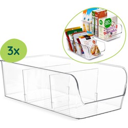 XIVADA Keukenkast organizers Rona - Met Dividers - PET - Set van 3