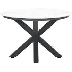 Lowland Tuintafel Venice White dia. 120 cm