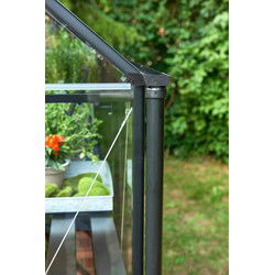 Regenpijpen Qube Lean-To zwart (set a 2)