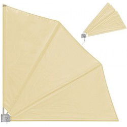 Balkonscherm opvouwbaar 140x140cm Beige