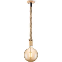 Home sweet home hanglamp Leonardo Globe g180 - amber