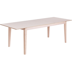 Beliani CROSBY - Verlengbare tafel-Lichte houtkleur-MDF