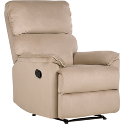 Beliani EVERTON - TV-fauteuil-Bruin-Polyester