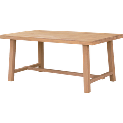 Brooklyn verlengbare houten eettafel naturel - 170 x 95 cm