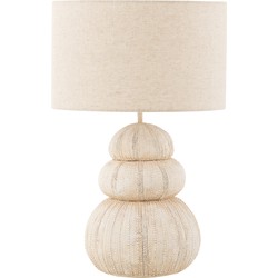 J-line - Lamp Zee-egel Poly Beige - 30.5x30.5x47cm