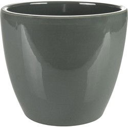 Ter Steege Bloempot - antraciet - Scandinavische look - 15 x 12 cm - Plantenpotten