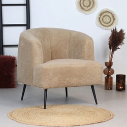 Teddy fauteuil Billy taupe/beige