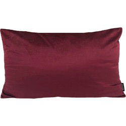 Velvet Wijnrood Long | 30 x 50 cm | Kussenhoes | Polyester