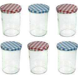 Cosy & Trendy Voorraadpot/inmaakpot schroefdop 440 ml - 18x stuks - Voorraadpot
