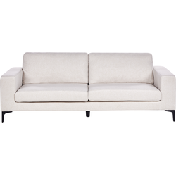 Beliani VADSTENA - Driezitsbank-Beige-Polyester