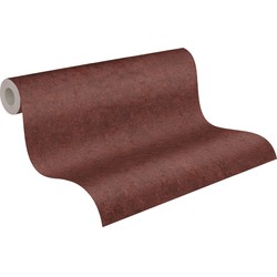 A.S. Création behang geschilderd effect bordeaux rood - 53 cm x 10,05 m - AS-376553