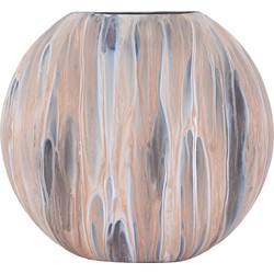 PTMD Bloempot Meriko - 40x14x35 cm - Ijzer - Bruin
