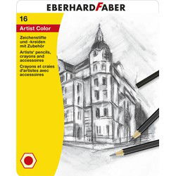 Eberhard Faber EF-516916 Tekenset EFA Bliketui 16 Stuks