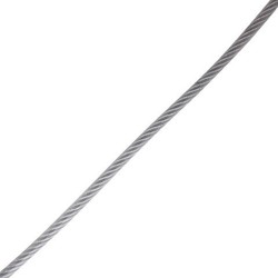 Staalkabel plast.omm 3/4,5mm p/m