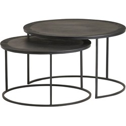 Verona salontafel set van 2, Black