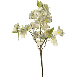 Greenmoods Kunstbloem Bloesem - Prunus serrulata - Nep plant - 1 Stuk - 60cm - Blauw