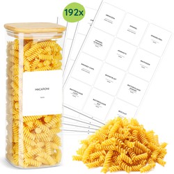 XIVADA Keukenlabels - Kruiden labels - Nederlands - Wit