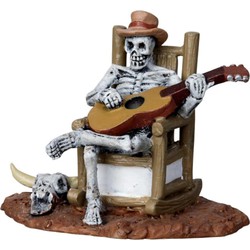 Rocking chair skeleton - LEMAX