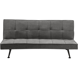 Beliani HASLE - Slaapbank-Grijs-Polyester