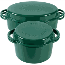 Ovale Groene Dutch Oven